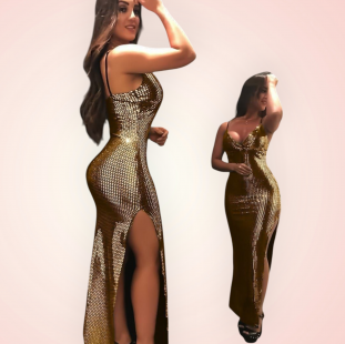 لانجر طويل خامه ديسكو 