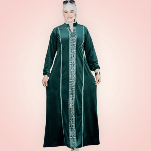 عبايه قطيفه مضلع 